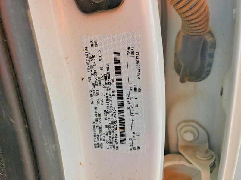 2024 Ford F350 მანქანა იყიდება აუქციონზე, vin: 1FT8W3BN2REC97834, აუქციონის ნომერი: 46014716