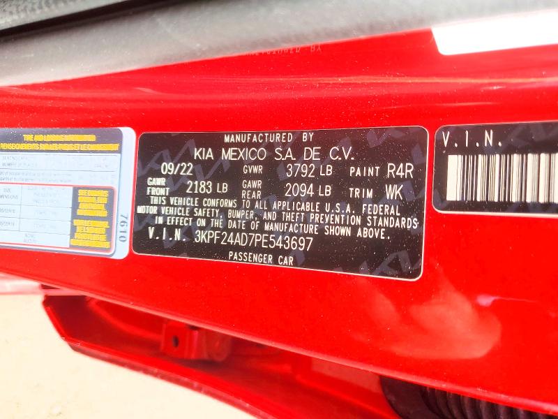 Продаж на аукціоні авто 2023 Kia Forte, vin: 3KPF24AD7PE543697, номер лоту: 46955066