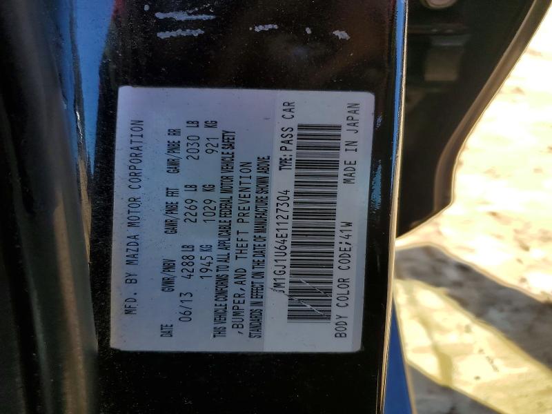 Продаж на аукціоні авто 2014 Mazda 6, vin: JM1GJ1U64E1127304, номер лоту: 46045496