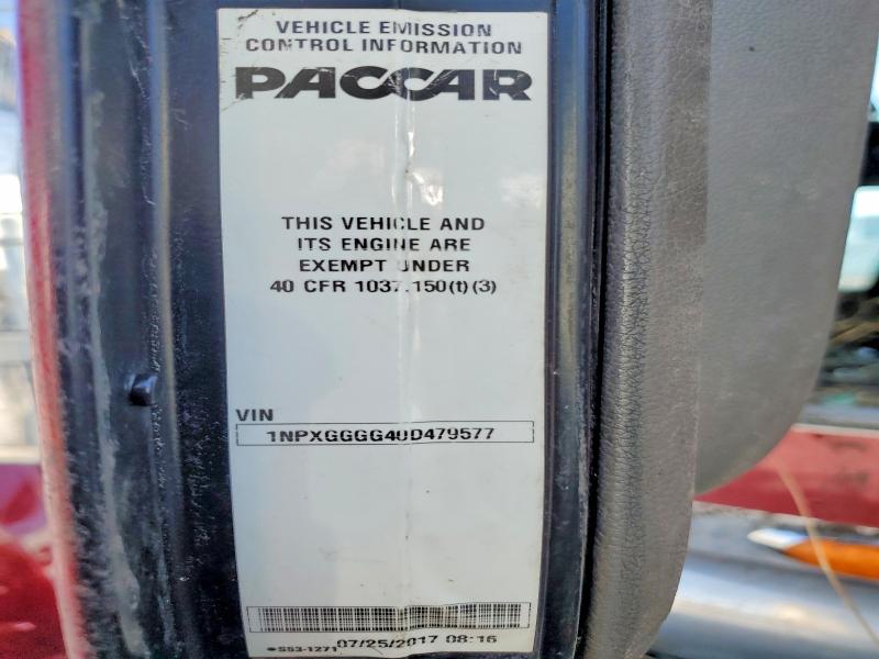 47028476 :رقم المزاد ، 1NPXGGGG40D479577 vin ، 2017 Peterbilt 389 مزاد بيع
