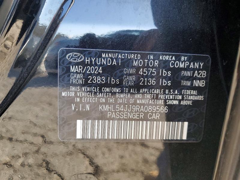 Aukcja sprzedaży 2024 Hyundai Sonata Hybrid, vin: KMHL54JJ9RA089566, numer aukcji: 41845096