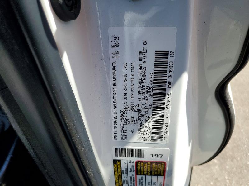2023 Toyota Tacoma მანქანა იყიდება აუქციონზე, vin: 3TYRZ5CN4PT034259, აუქციონის ნომერი: 47897936