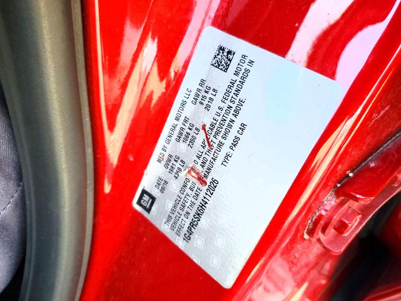 Продажа на аукционе авто 2017 Buick Verano, vin: 1G4PR5SK6H4112026, номер лота: 46189796