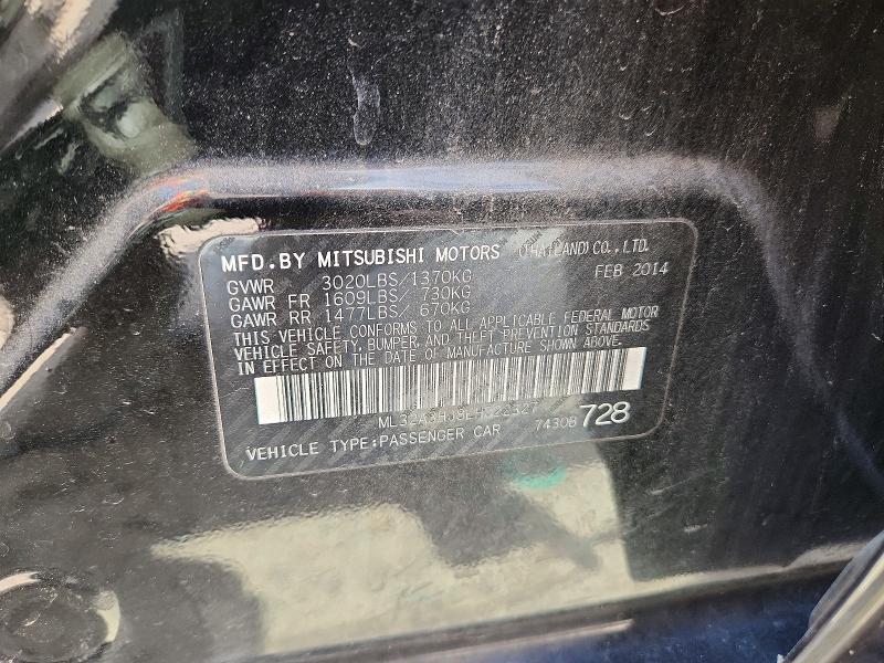 Продаж на аукціоні авто 2014 Mitsubishi Mirage, vin: ML32A3HJ8EH022327, номер лоту: 47520416