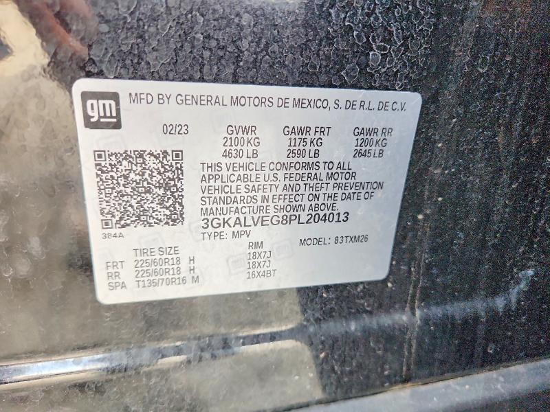 Aukcja sprzedaży 2023 Gmc Terrain, vin: 3GKALVEG8PL204013, numer aukcji: 79346485