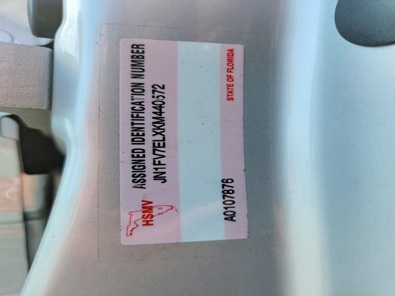 47608056 :رقم المزاد ، JN1FV7ELXKM440572 vin ، 2019 Infiniti Q60 مزاد بيع