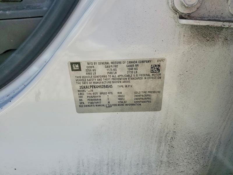 Продажа на аукционе авто 2017 Gmc Terrain, vin: 2GKALPEK4H6284545, номер лота: 79948245