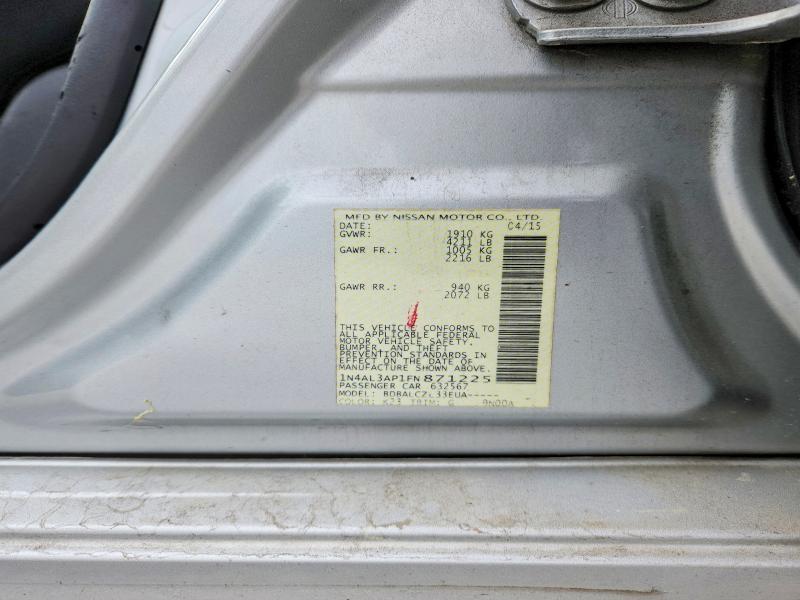 Aukcja sprzedaży 2015 Nissan Altima, vin: 1N4AL3AP1FN871225, numer aukcji: 47365646
