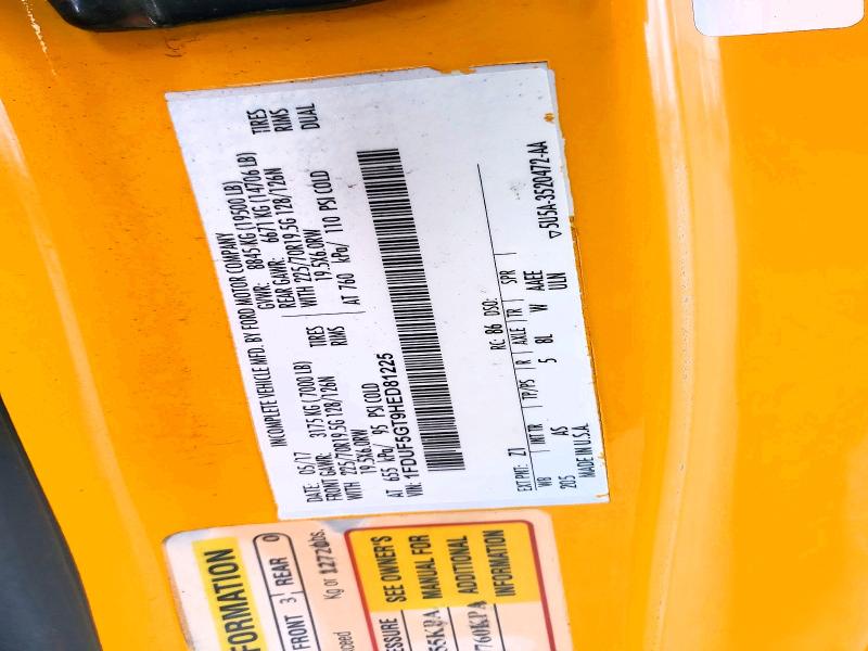 Продаж на аукціоні авто 2017 Ford F550, vin: 1FDUF5GT9HED81225, номер лоту: 79913885