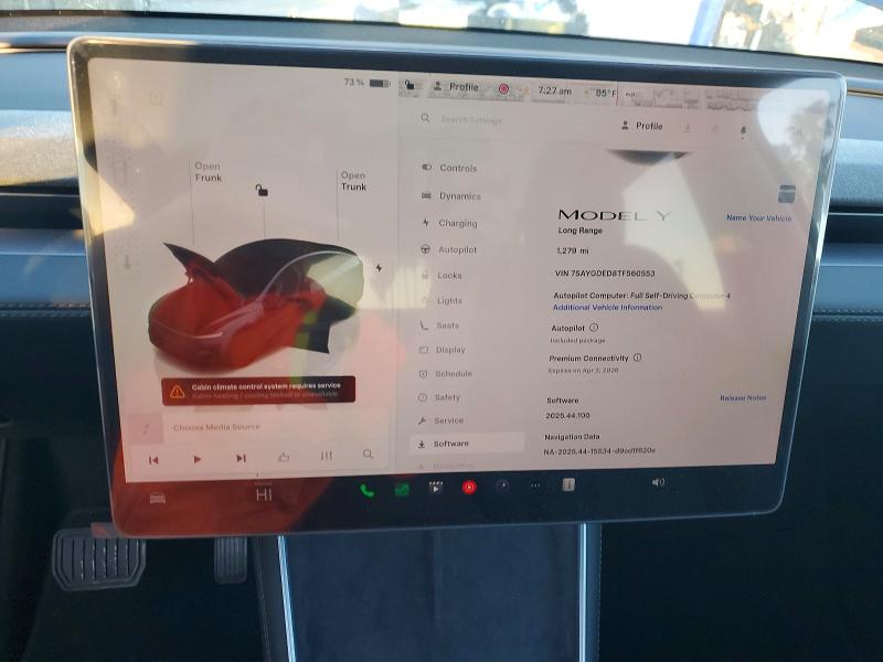 Aukcja sprzedaży 2026 Tesla Model Y, vin: 7SAYGDED8TF560553, numer aukcji: 46723886