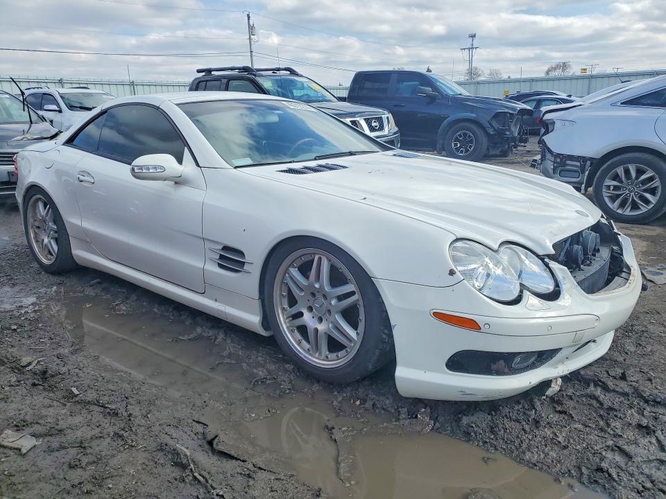 46312216 :رقم المزاد ، WDBSK75F13F023389 vin ، 2003 Mercedes Benz Sl مزاد بيع