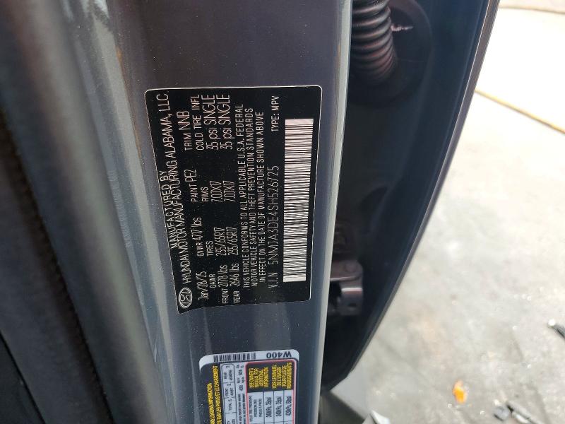 Aukcja sprzedaży 2025 Hyundai Tucson, vin: 5NMJA3DE4SH526725, numer aukcji: 45869026