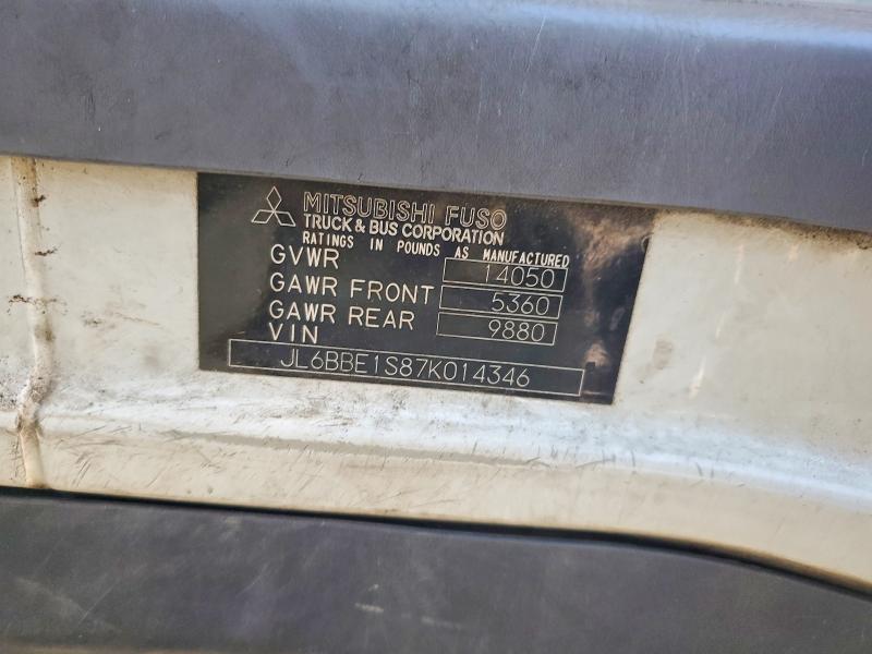 Продаж на аукціоні авто 2007 Mitsubishi Fe84d, vin: JL6BBE1S87K014346, номер лоту: 41927606