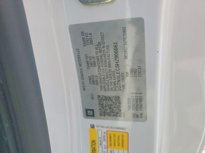 Aukcja sprzedaży 2017 Gmc Sierra, vin: 1GTN1LEC5HZ906661, numer aukcji: 46868256