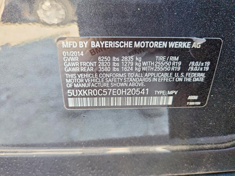 Aukcja sprzedaży 2014 Bmw X5, vin: 5UXKR0C57E0H20541, numer aukcji: 48080506