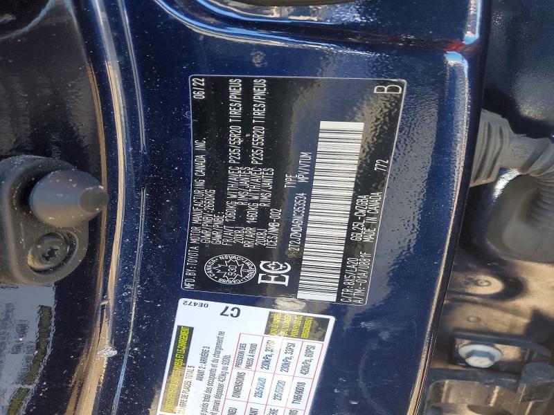 46878146 :رقم المزاد ، 2T2JZMDA6NC353534 vin ، 2022 Lexus Rx 350 مزاد بيع