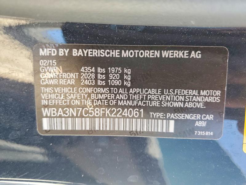 Продажа на аукционе авто 2015 Bmw 428, vin: WBA3N7C58FK224061, номер лота: 47777016