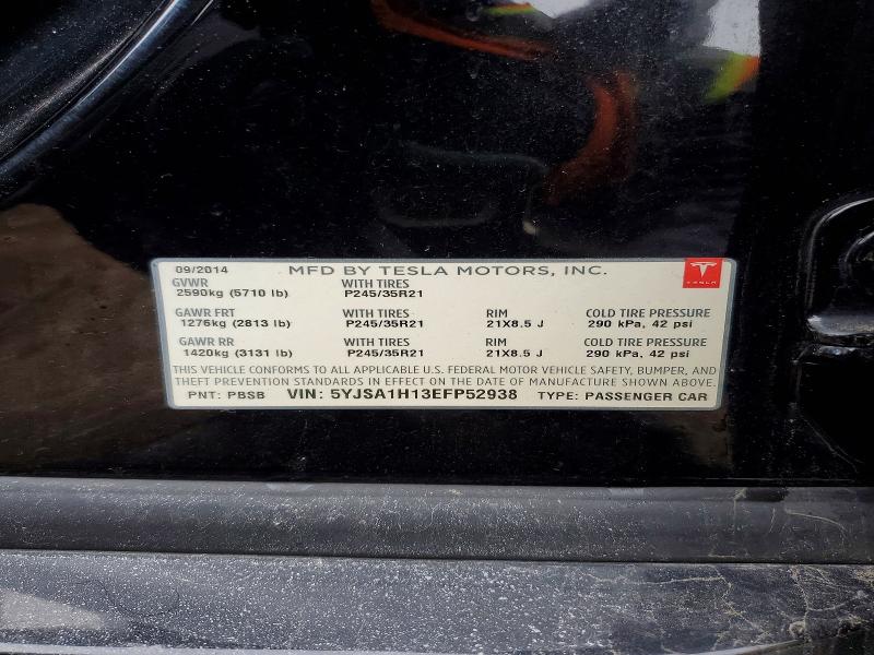 Aukcja sprzedaży 2014 Tesla Model S, vin: 5YJSA1H13EFP52938, numer aukcji: 79473295