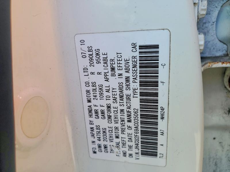 Aukcja sprzedaży 2010 Acura Tsx, vin: JH4CU2F69AC035062, numer aukcji: 46505886