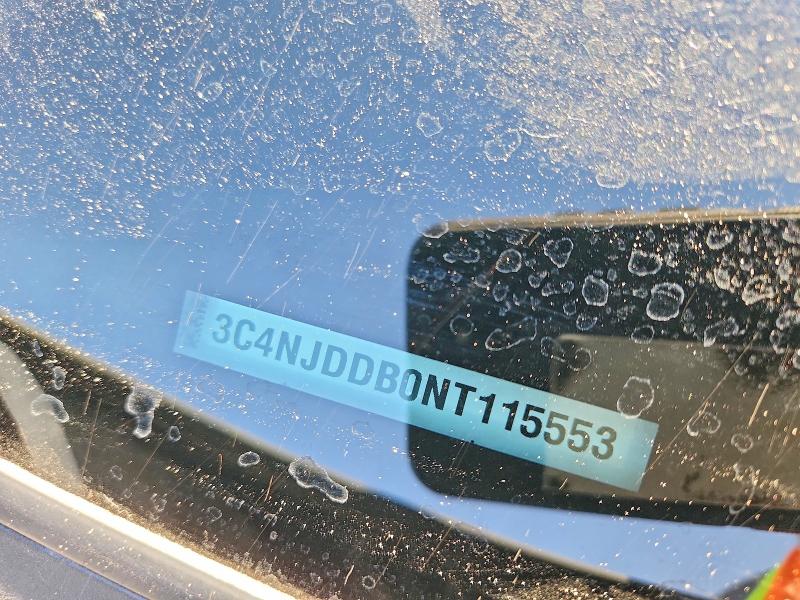 47569976 :رقم المزاد ، 3C4NJDDB0NT115553 vin ، 2022 Jeep Compass مزاد بيع