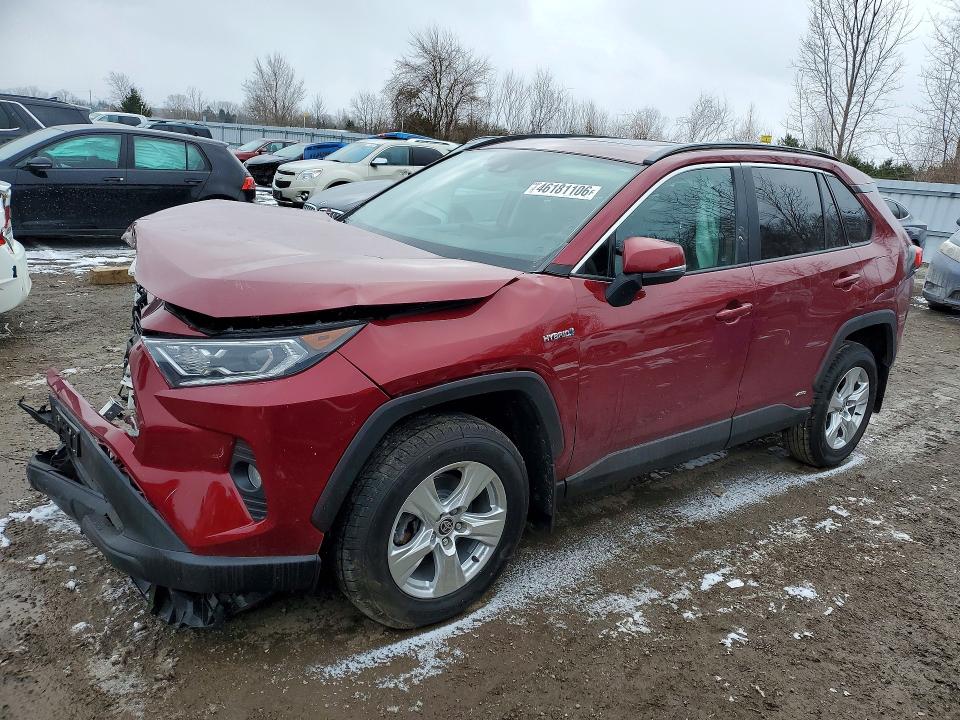 2021 Toyota Rav4 Hybrid მანქანა იყიდება აუქციონზე, vin: 2T3RWRFV2MW117223, აუქციონის ნომერი: 46181106