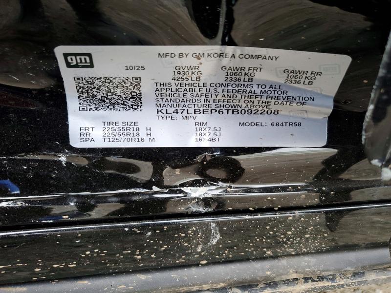 Продажа на аукционе авто 2026 Buick Envista, vin: KL47LBEP6TB092208, номер лота: 46665976
