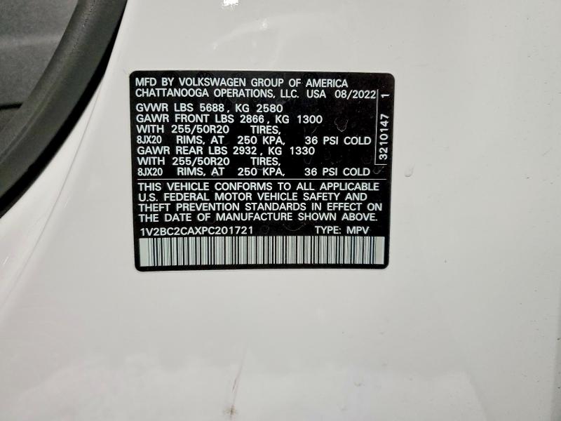 Продаж на аукціоні авто 2023 Volkswagen Atlas Cross Sport, vin: 1V2BC2CAXPC201721, номер лоту: 46151616