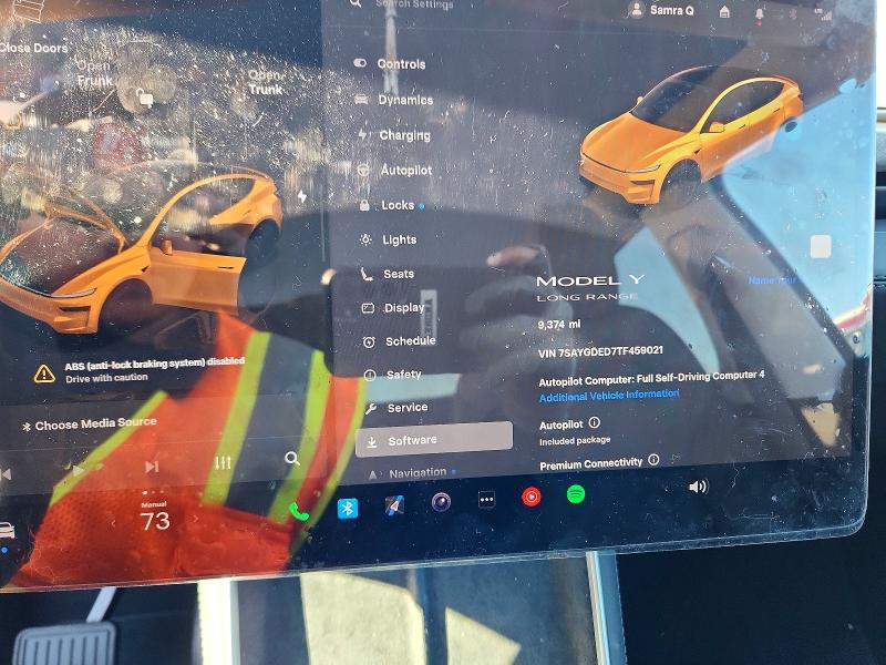 Aukcja sprzedaży 2026 Tesla Model Y, vin: 7SAYGDED7TF459021, numer aukcji: 77069775