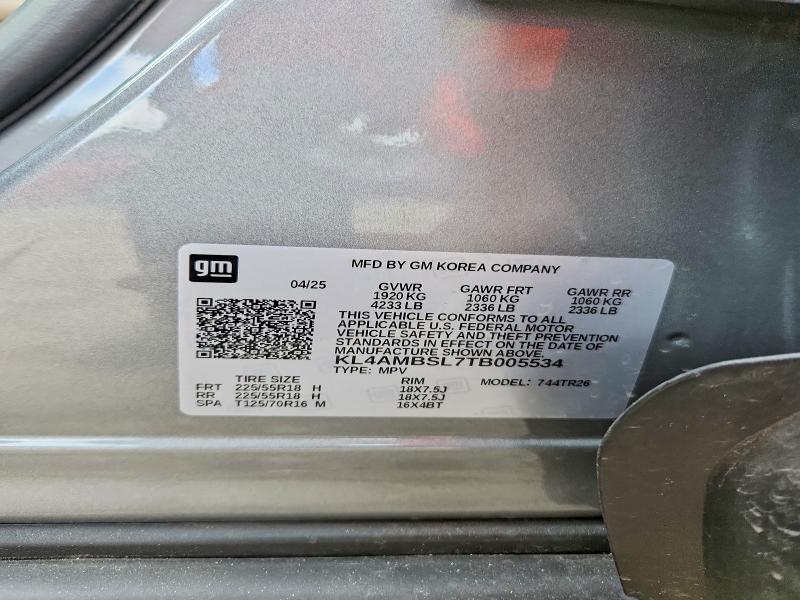 2026 Buick Encore Gx მანქანა იყიდება აუქციონზე, vin: KL4AMBSL7TB005534, აუქციონის ნომერი: 79769255