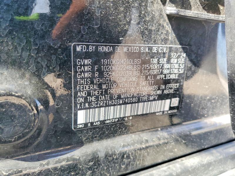 Продажа на аукционе авто 2025 Honda Hr-v, vin: 3CZRZ1H30SM740580, номер лота: 79057675