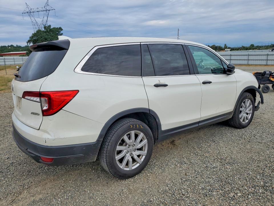 48087596 :رقم المزاد ، 5FNYF6H1XKB066951 vin ، 2019 Honda Pilot مزاد بيع
