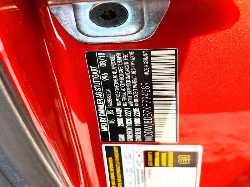 Продажа на аукционе авто 2019 Mercedes-benz C, vin: WDDWJ8DB7KF794289, номер лота: 41989276