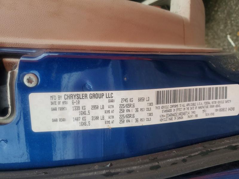 Продажа на аукционе авто 2010 Dodge Grand Caravan, vin: 2D4RN4DE1AR348714, номер лота: 41746716