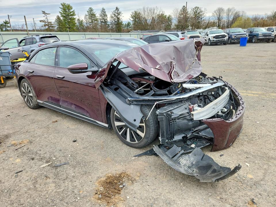 2023 Lucid Motors Air მანქანა იყიდება აუქციონზე, vin: 50EA1TEA5PA005182, აუქციონის ნომერი: 47647956