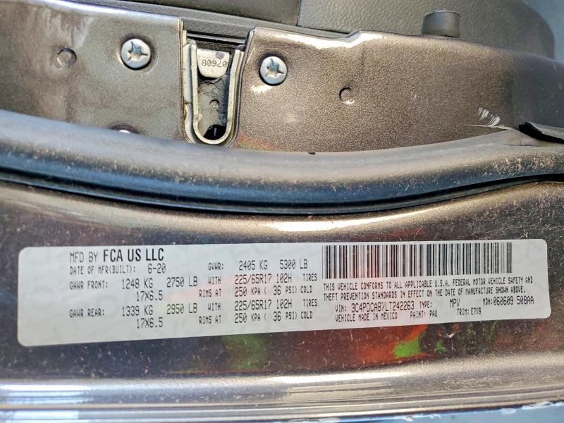 Продажа на аукционе авто 2020 Dodge Journey, vin: 3C4PDCAB7LT242263, номер лота: 46683196