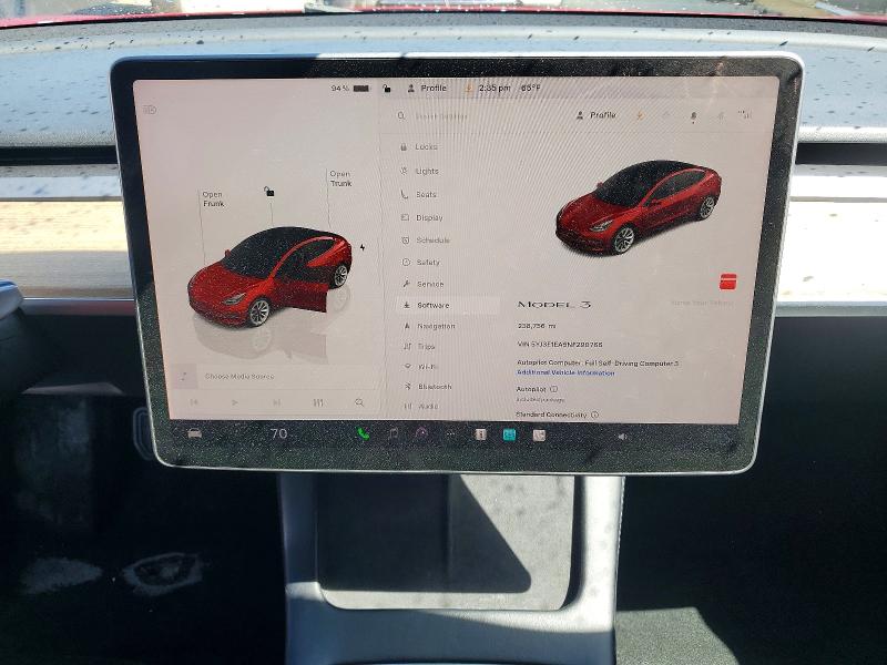 Aukcja sprzedaży 2022 Tesla Model 3, vin: 5YJ3E1EA5NF290766, numer aukcji: 47295226