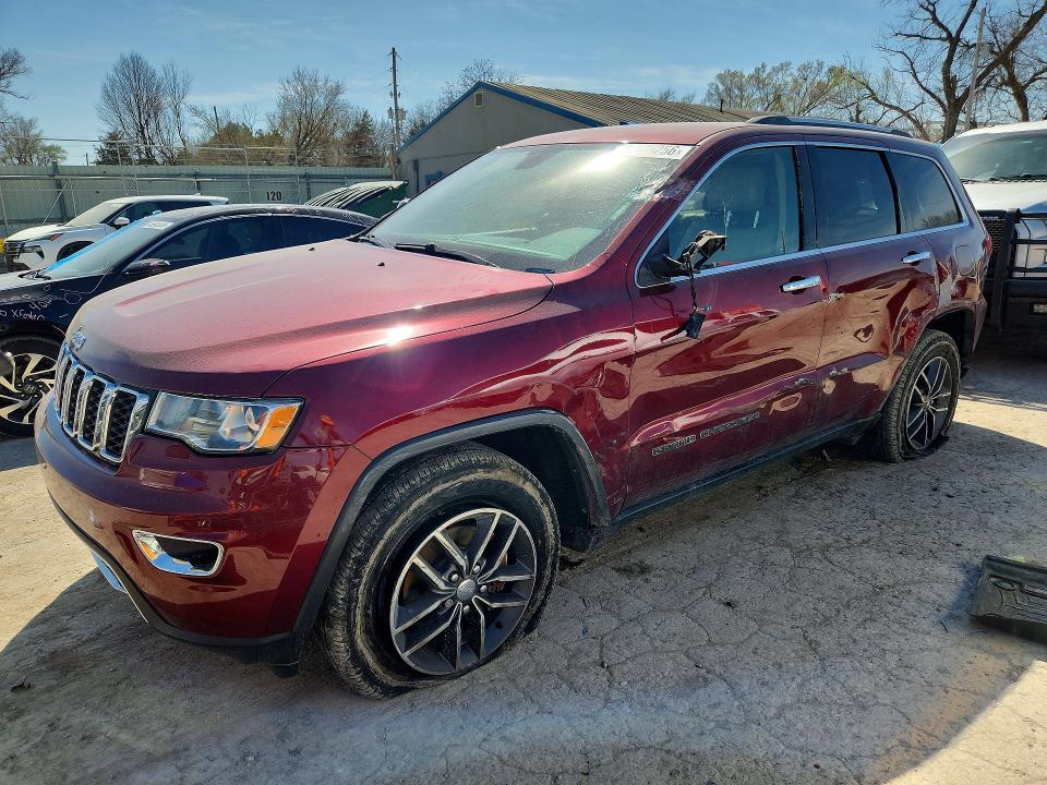 45525256 :رقم المزاد ، 1C4RJFBG8JC287170 vin ، 2018 Jeep Grand Cherokee مزاد بيع