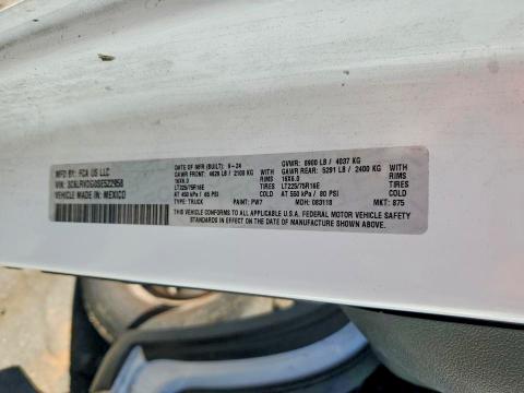 Продаж на аукціоні авто 2025 Ram Promaster 2500, vin: 3C6LRVDG0SE522958, номер лоту: 87282815