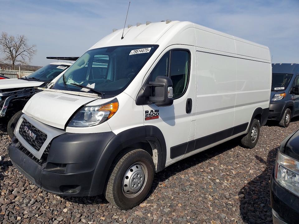 2019 Ram Promaster 2500 მანქანა იყიდება აუქციონზე, vin: 3C6TRVDG9KE555859, აუქციონის ნომერი: 79514475