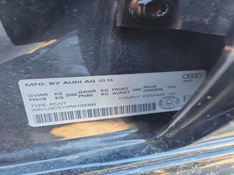 Продаж на аукціоні авто 2024 Audi S3, vin: WAUJ3CGY2RA129399, номер лоту: 45937746
