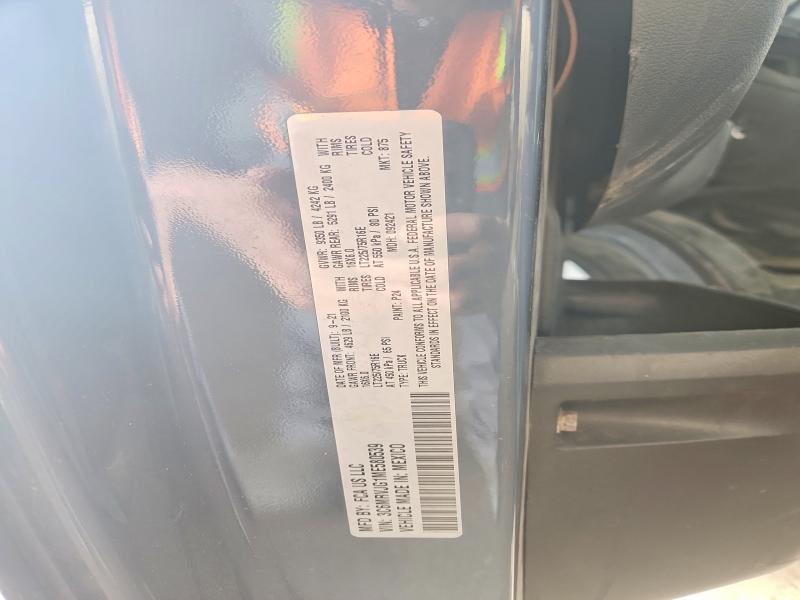 Aukcja sprzedaży 2021 Ram Promaster 3500, vin: 3C6MRVJG1ME580539, numer aukcji: 78844425