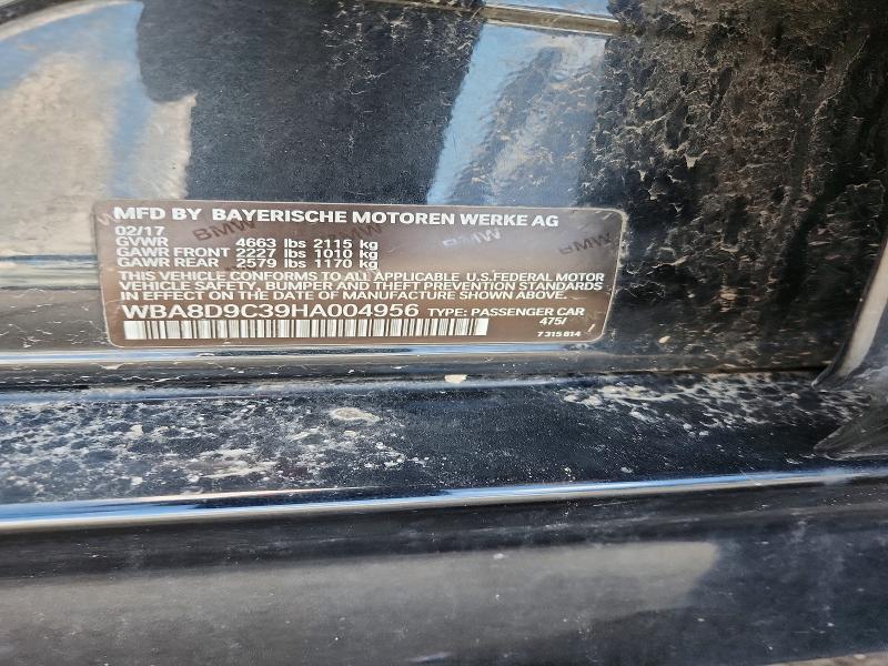 45777156 :رقم المزاد ، WBA8D9C39HA004956 vin ، 2017 Bmw 330 مزاد بيع
