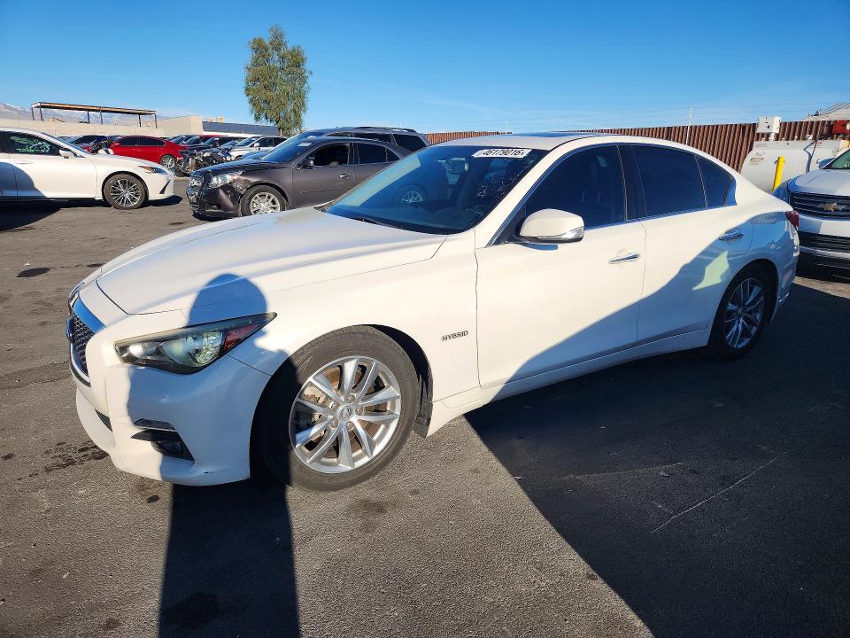 46179016 :رقم المزاد ، JN1AV7AP3FM790666 vin ، 2015 Infiniti Q50 Hybrid مزاد بيع
