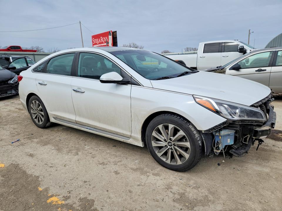 2016 Hyundai Sonata მანქანა იყიდება აუქციონზე, vin: 5NPE34AF6GH375315, აუქციონის ნომერი: 45843606