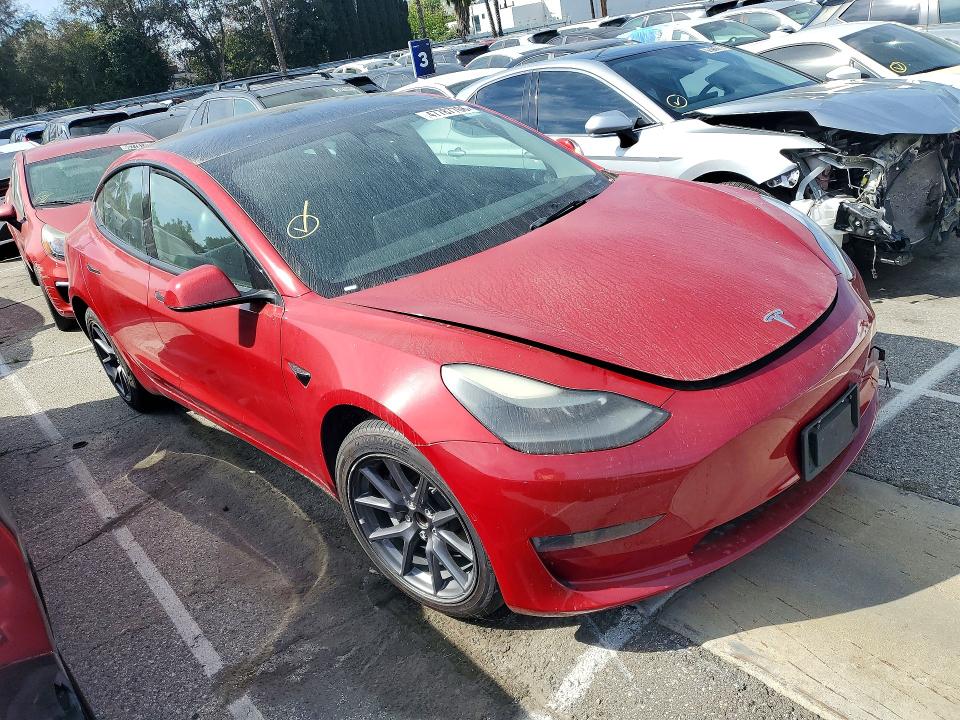 2022 Tesla Model 3 მანქანა იყიდება აუქციონზე, vin: 5YJ3E1EA7NF288906, აუქციონის ნომერი: 47787766