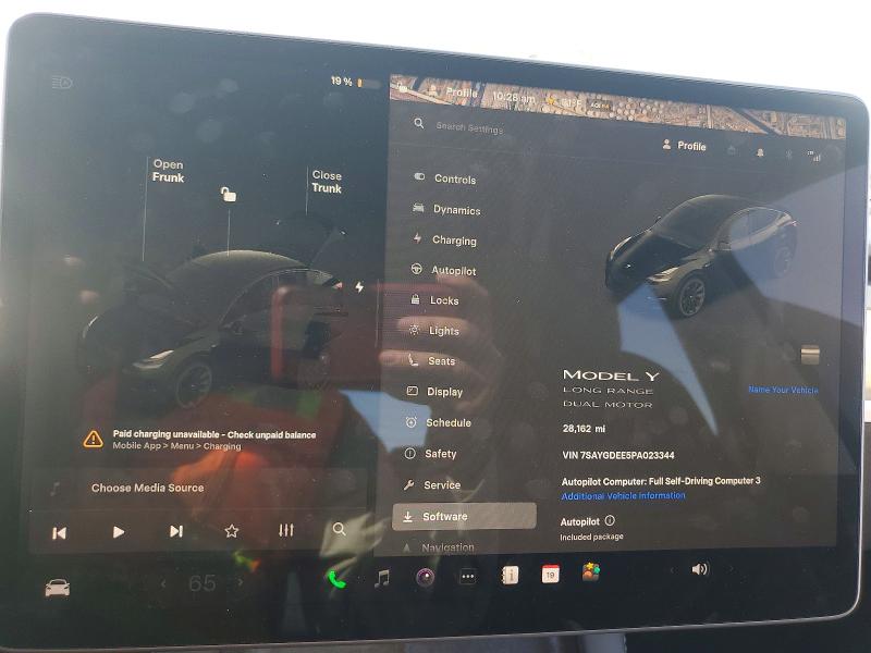 2023 Tesla Model Y მანქანა იყიდება აუქციონზე, vin: 7SAYGDEE5PA023344, აუქციონის ნომერი: 46760456