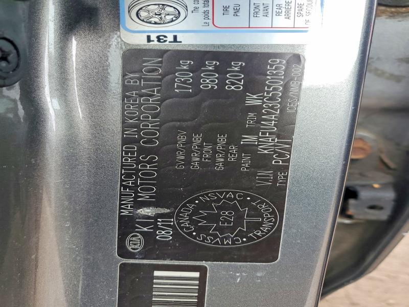 Продажа на аукционе авто 2012 Kia Forte, vin: KNAFU4A23C5501359, номер лота: 46429606