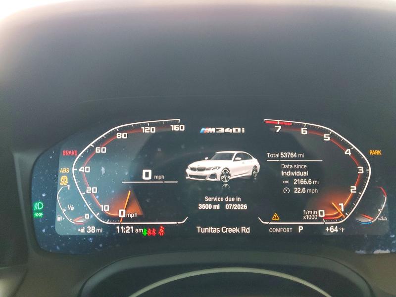 Продажа на аукционе авто 2022 Bmw M340i, vin: 3MW5U7J00N8C54948, номер лота: 45609676