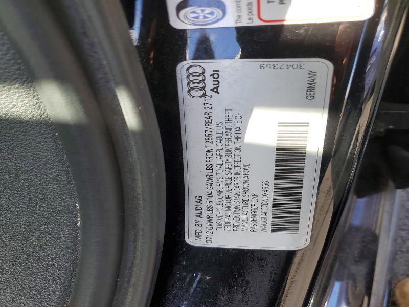 Продаж на аукціоні авто 2013 Audi A6, vin: WAUGFAFC7DN034656, номер лоту: 47192056