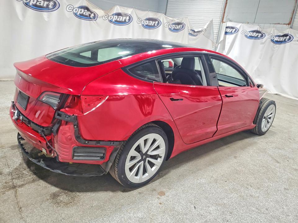 2022 Tesla Model 3 მანქანა იყიდება აუქციონზე, vin: 5YJ3E1EA4NF289981, აუქციონის ნომერი: 46726886